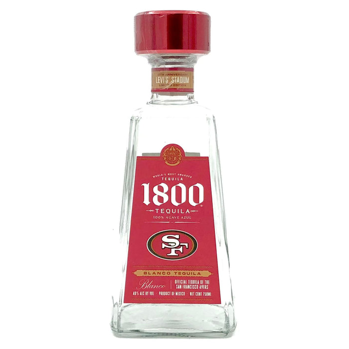 San Francisco 49ers Limited Edition 1800 Blanco Tequila