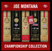 49ers Gold Bar Joe Montana Championship Collection (5 Bottles)