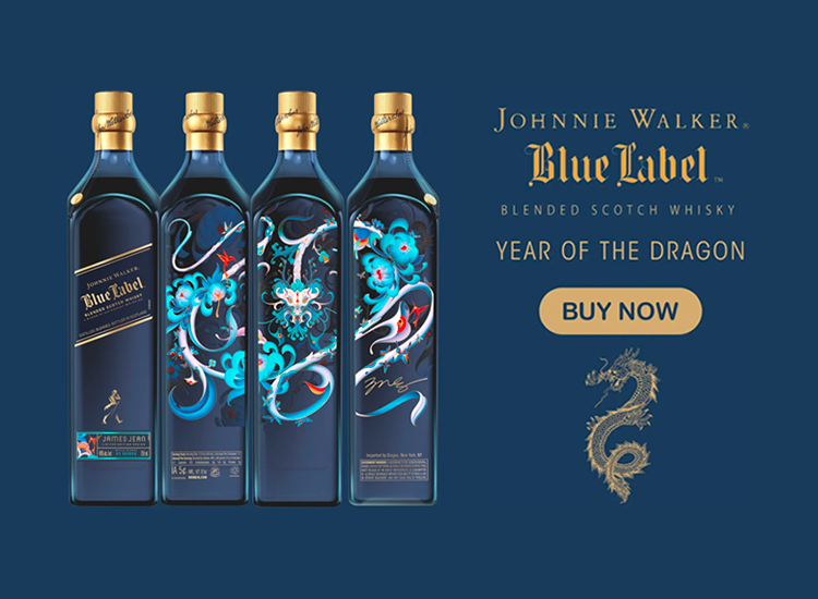 Johnnie Walker Blue Label Year of the Dragon Buy Now Promotional Banner