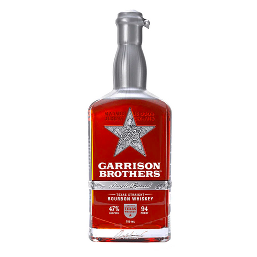 Garrison Brothers Single Barrel Bourbon Whiskey Front View
