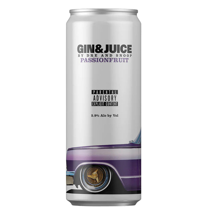 Gin & Juice Passion Fruit by Dre and Snoop 12 oz can