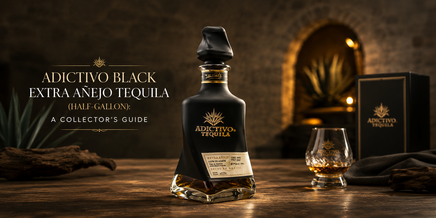 Adictivo Black Extra Añejo Tequila (Half-Gallon): A Collector's Guide
