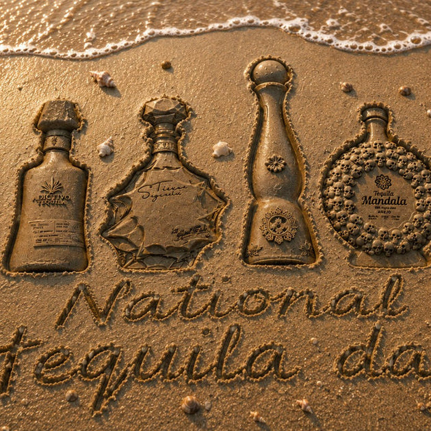 Bottles of rare and allocated tequila arranged for National Tequila Day 2026 at Rare Tequilas