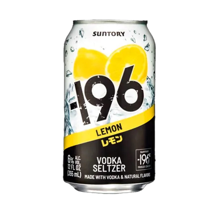 -196 Lemon Vodka Seltzer 12oz