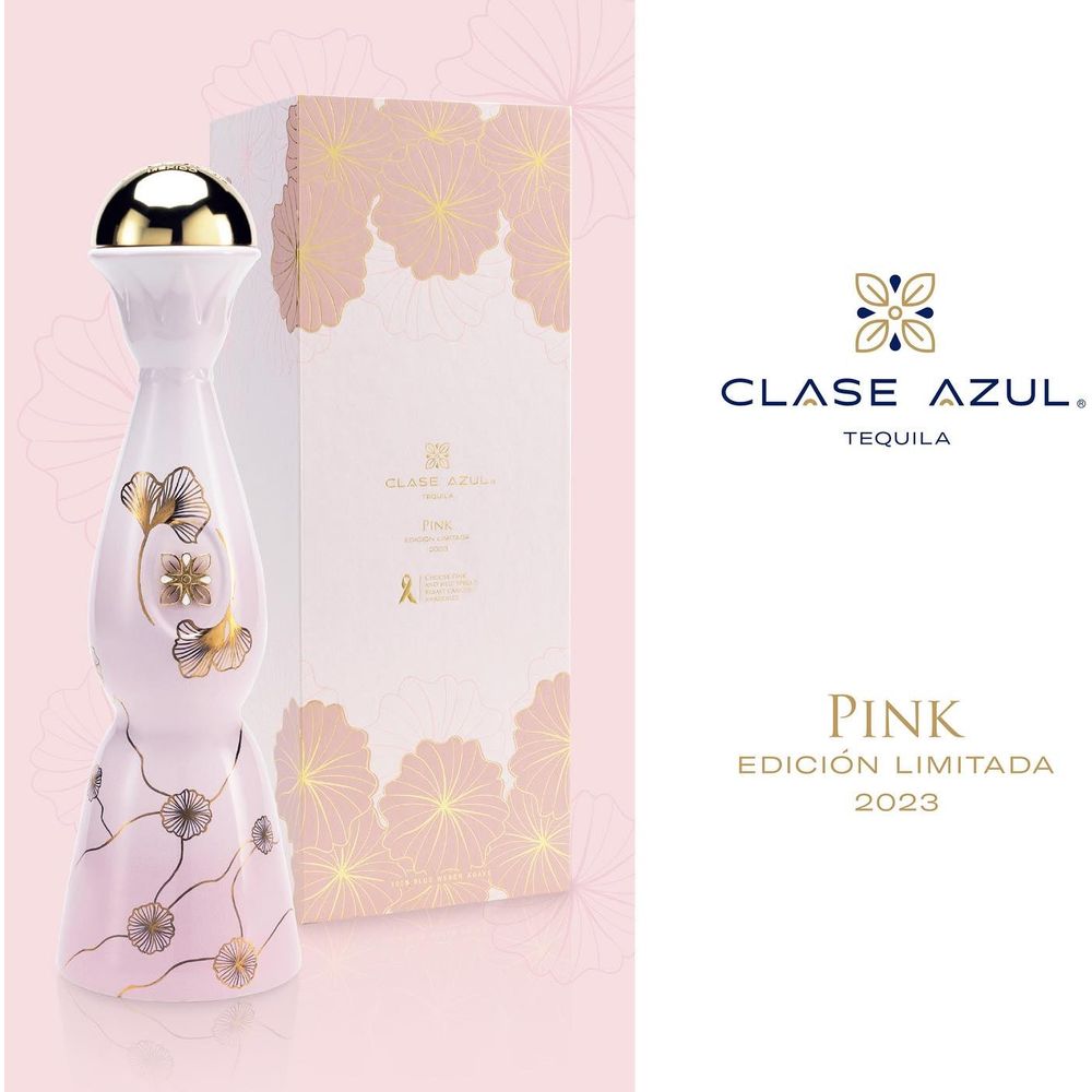 Clase Azul Pink Breast Cancer 2023 Limited Edition Reposado Tequila