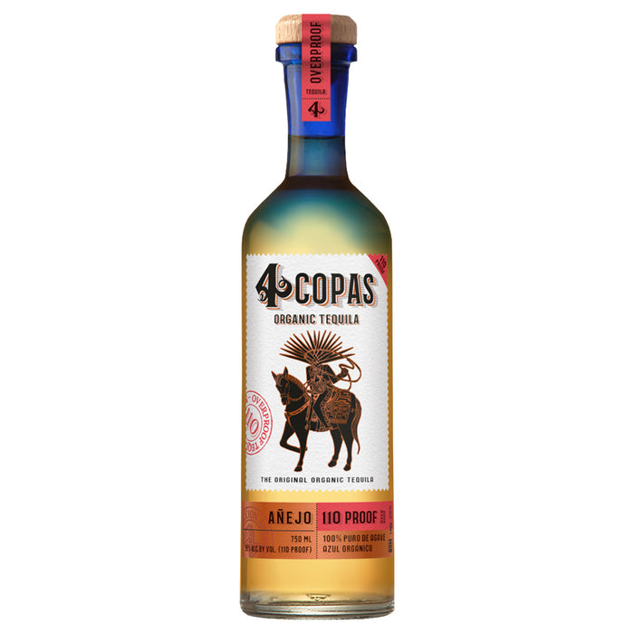 4 Copas Añejo 110 Proof Tequila