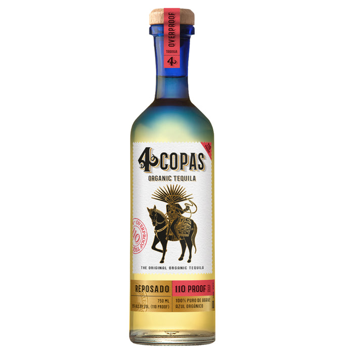 4 Copas Reposado 110 Proof Tequila