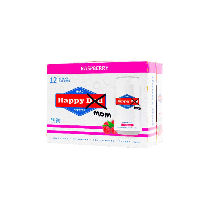 Happy Mom Raspberry Hard Seltzer 12Pk