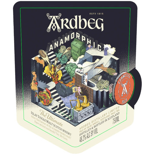 Ardbeg Anamorphic Committee Release 2023 Scotch Whisky Label