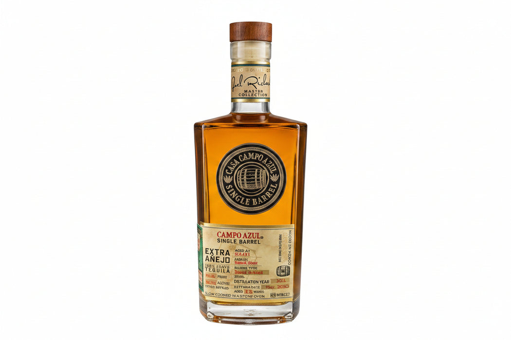 Campo Azul 2013 Single Barrel Single Cask Extra Añejo Tequila Front View