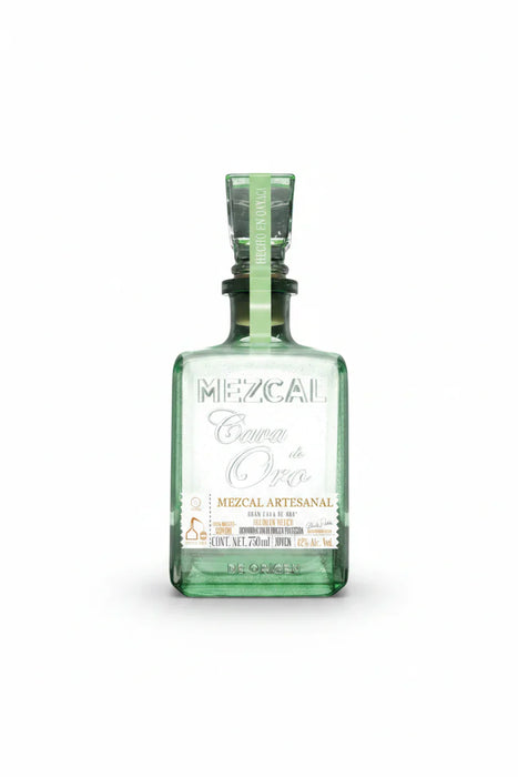 Cava de Oro Mezcal bottle — artisanal small-batch Mexican mezcal, 40% ABV