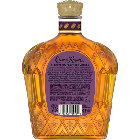 Crown Royal Blackberry Flavored Whisky — Rare Tequilas