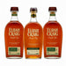 Elijah Craig Straight Rye & Toasted Rye Whiskey Combo - 3 Bottle Set on the white background