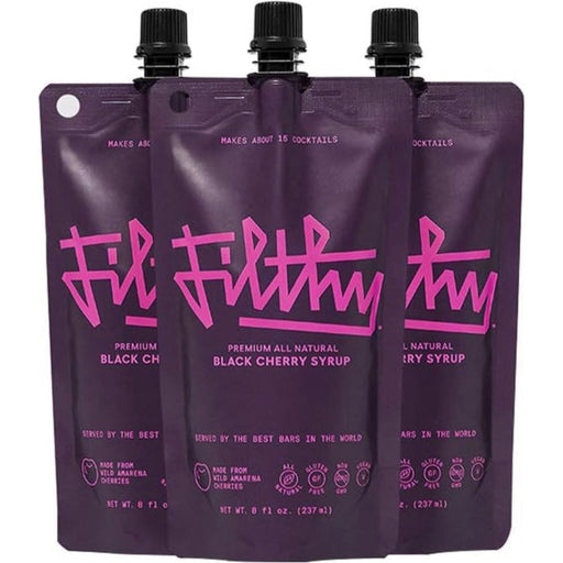Filthy Black Cherry Syrup 8 oz 3 pack of pouches
