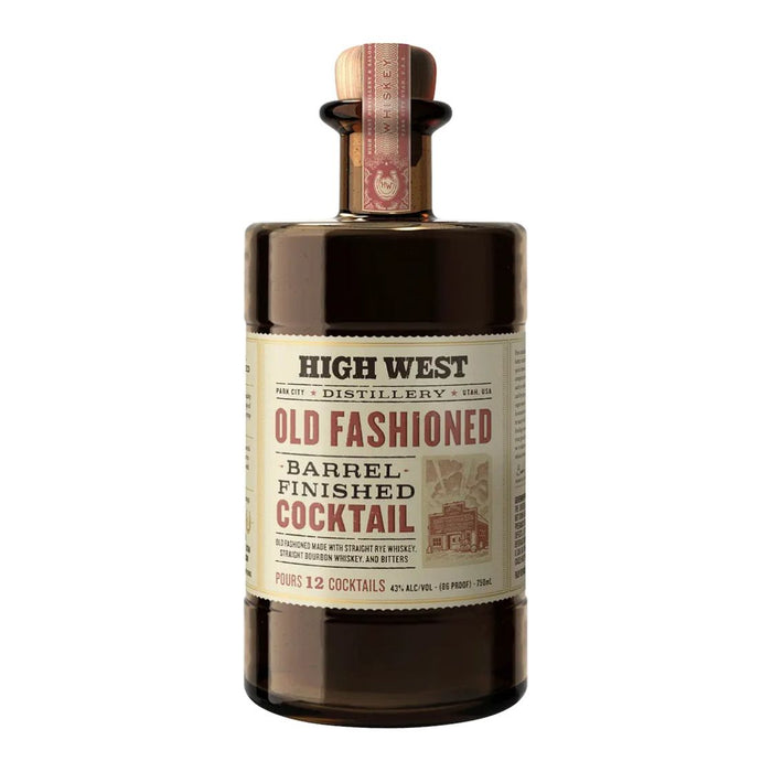 High West Old Fashioned Barrel Finished Cocktail