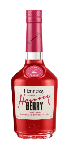 Hennessy Henny Berry 375ml on the white background