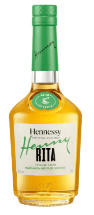 Hennessy Henny Rita on the white background
