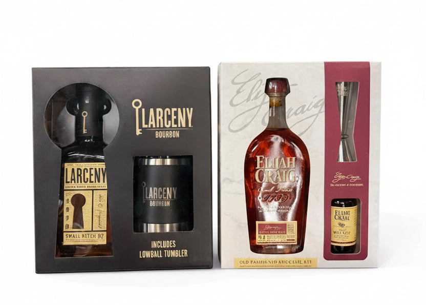 Bourbon Gift Set — Elijah Craig Small Batch & Larceny Small Batch 750ml Bottles