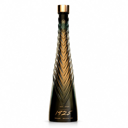 Leyenda 1925 Reposado Tequila bottle on a white background