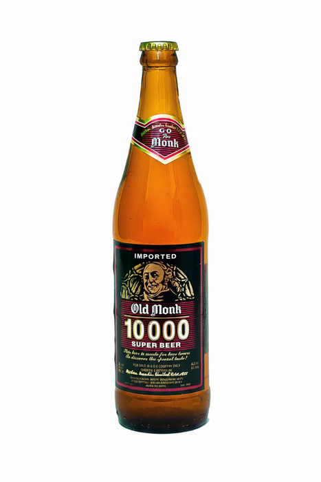 Old Monk 10000 Super Beer 650ml Bottle