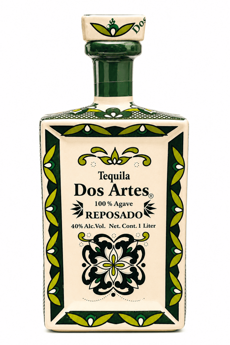 Dos Artes Reposado Tequila Hand-Painted 1 Liter Bottle