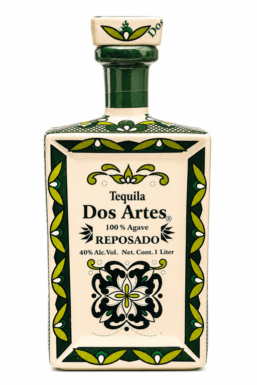 Dos Artes Reposado Tequila Hand-Painted 1 Liter Bottle