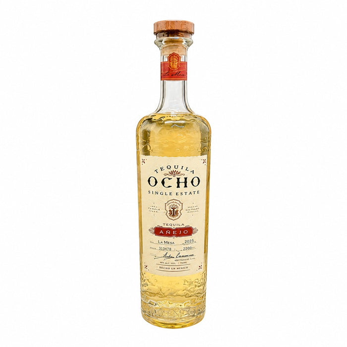 Tequila Ocho Añejo Single Estate La Mesa 2025 750ml bottle
