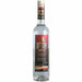 Xicaru Silver Mezcal 750ml bottle - clear glass bottle with cream cap and red, black, and gold label, on a white background