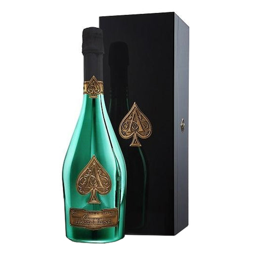 Armand De Brignac Ace of Spades Green Edition Brut Champagne with box and bottle