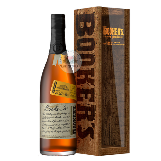 Booker's Bourbon 2023-04 'Storyteller Batch' Bottle and Gift Box