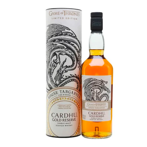 Game of Thrones House Targaryen Cardhu Gold Reserve Scotch Whisky
