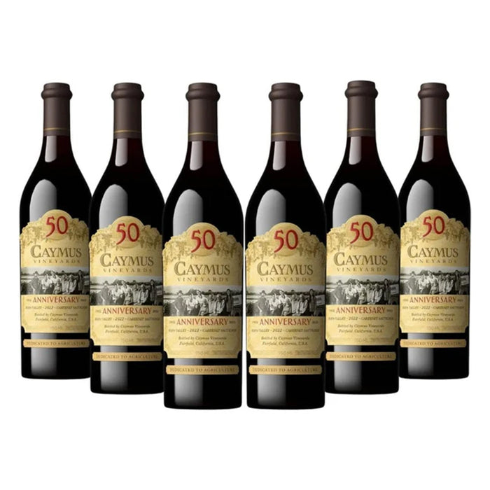 Caymus 50th Anniversary Napa Valley Cabernet Sauvignon 2022 6 pack