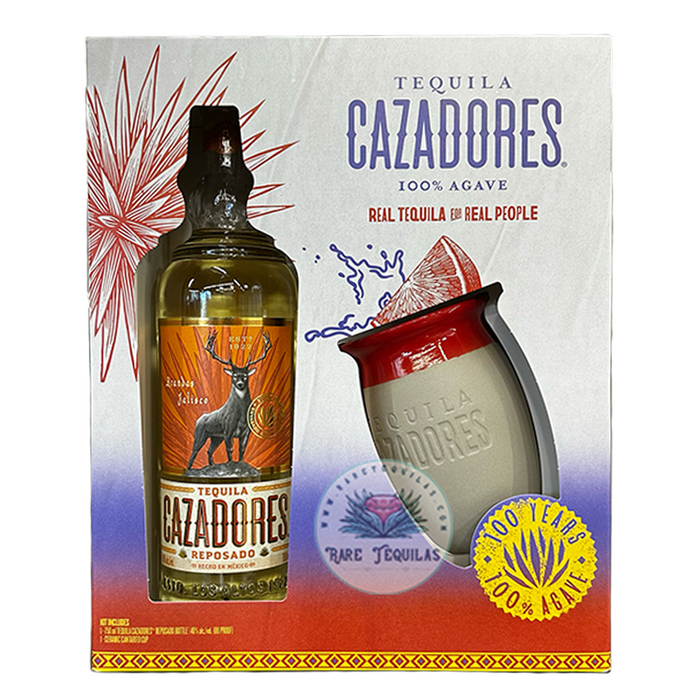 Cazadores Reposado Tequila Cantarito Cup Gift Set