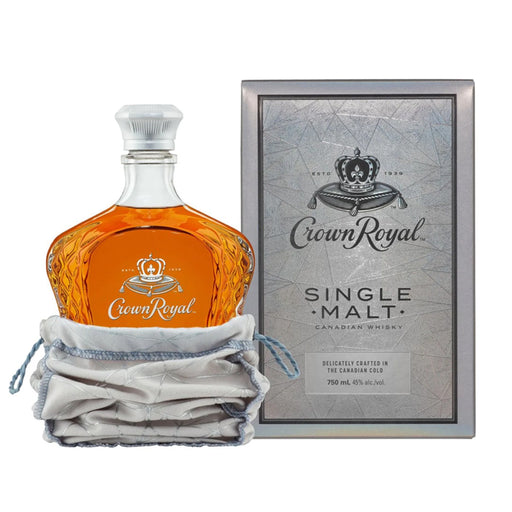 Crown Royal Single Malt Canadian Whisky box and bottle