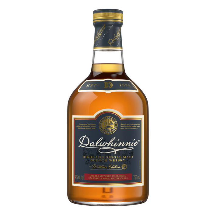 Dalwhinnie Distiller's Edition 2023 Double Matured Scotch Whisky Front of Bottle