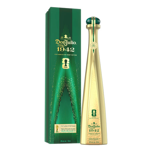 Don Julio 1942 bottle and packaging on a white background