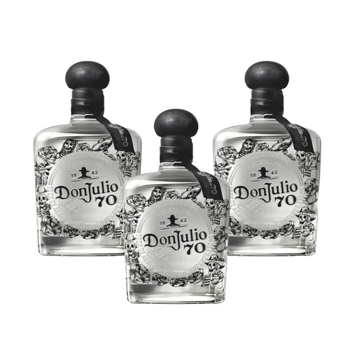 Don Julio 70th Día de Muertos Cristalino Tequila 2024 Edition Box and Bottle