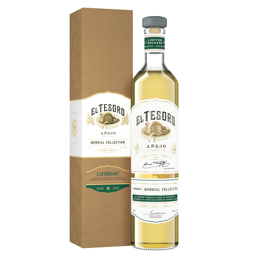 El Tesoro Mundial Collection Laphroaig Edition Añejo Tequila — Rare