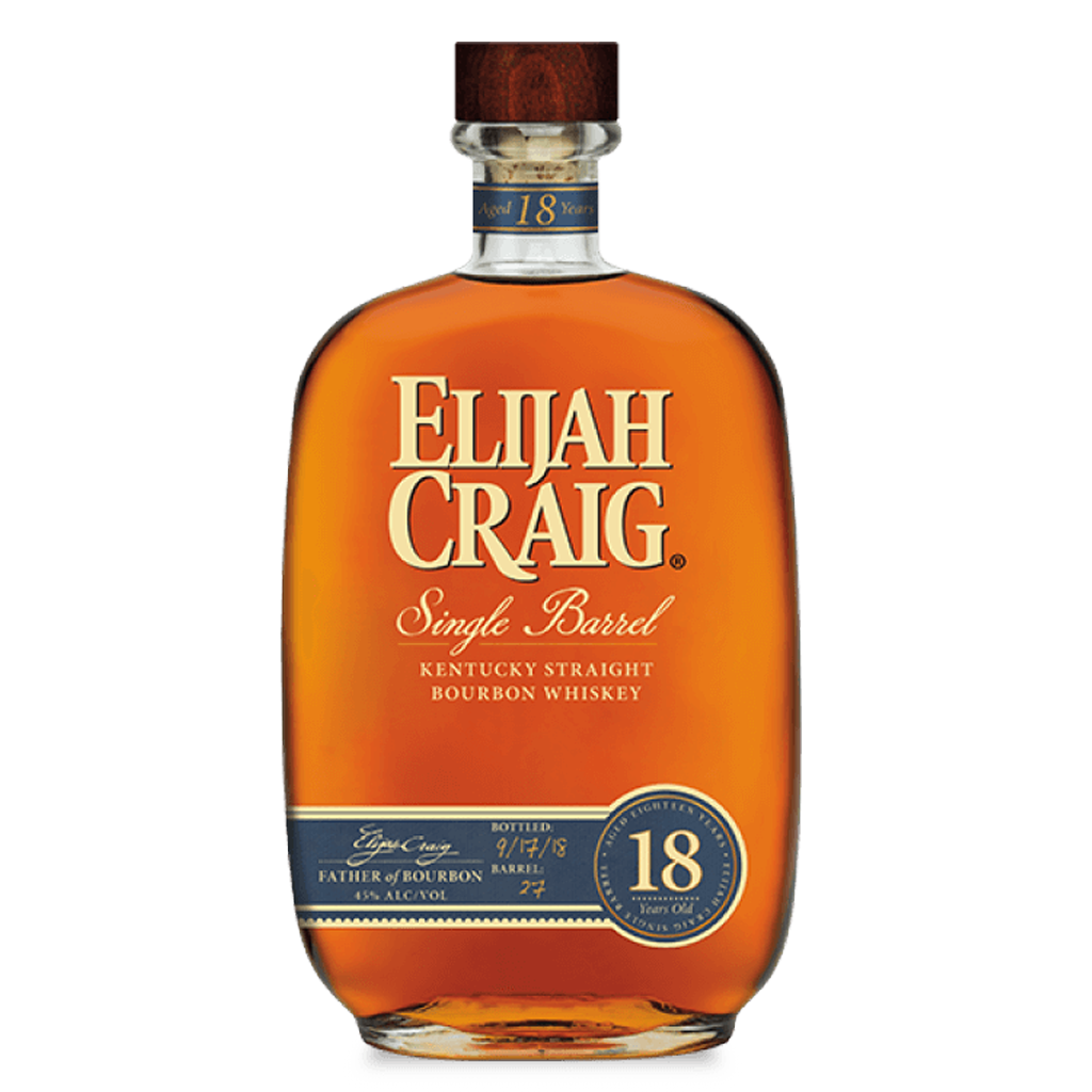 ウイスキー Elijah Craig 18 Years Old Single Barrel Heaven Hill Distillery | Elijah Craig 18-Year-Old Single Barrel
