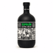 Bottle of Espolon Extra Anejo Tequila in matte-black bottle with neon green lettering, double-cask Chardonnay finish