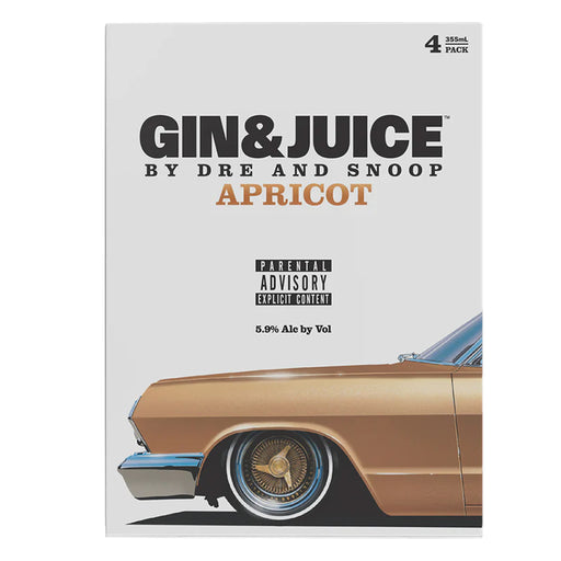 Gin & Juice Apricot by Dre and Snoop 4 Pack (12 oz)