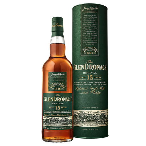 GlenDronach 15 Year Old Single Malt Scotch Whisky