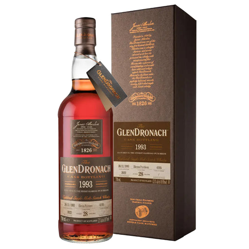 GlenDronach 1993 Vintage 28 Year Old Single Malt Scotch Whisky Cask #4195