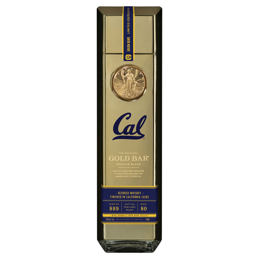 Cal Bears Gold Bar Limited Edition Whiskey Blend No. 889