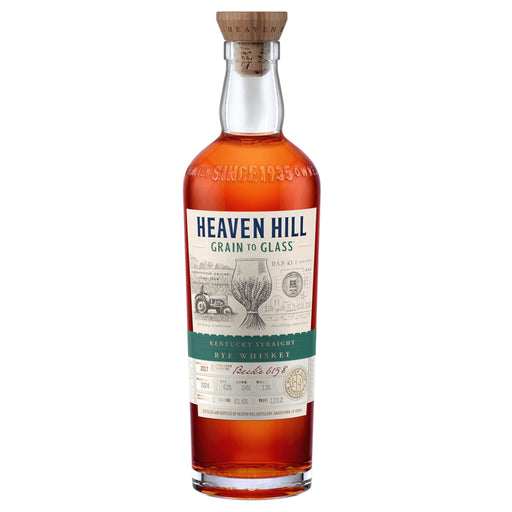 Heaven Hill Grain To Glass Straight Rye Whiskey 2024 Release