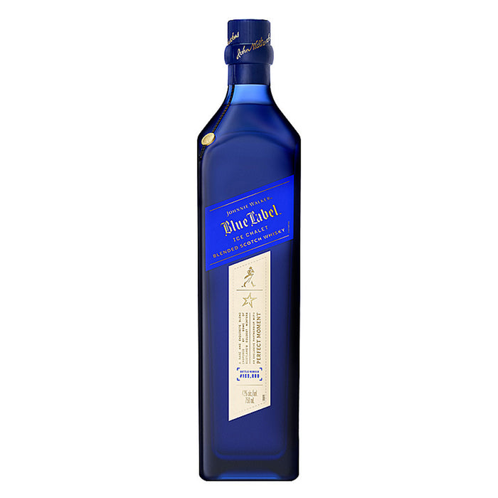 Johnnie Walker Blue Label Ice Chalet Limited Edition Front of bottle