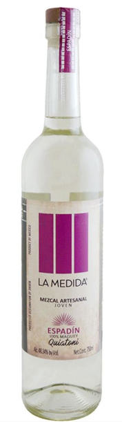 Bottle of La Medida Espadin Mezcal 750ml, artisanal, Santiago Matatlan Oaxaca