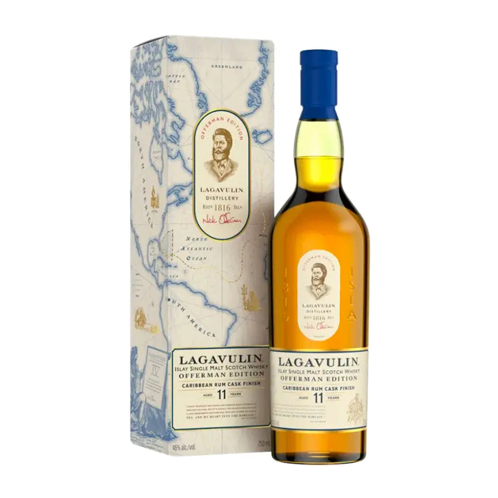 Lagavulin 11 Year Offerman 4th Edition Caribbean Rum Cask Finish Scotc