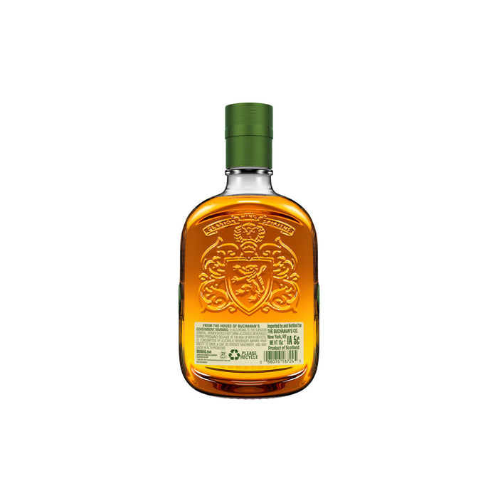 Buchanan's Pineapple Flavored Whiskey Back of bottle