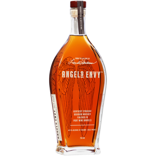 Angel's Envy Finished In Port Barrels Bourbon Whiskey side view